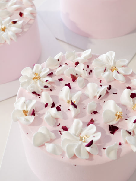 Rose & Lychee Cream Cake - ENZE