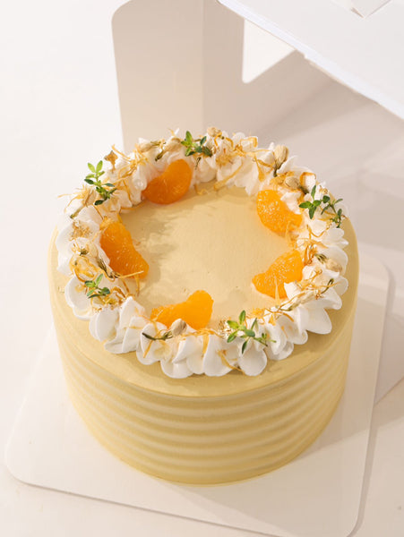 NEW Jasmine & Mandarin Cream Cake - ENZE