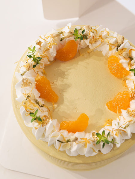 NEW Jasmine & Mandarin Cream Cake - ENZE