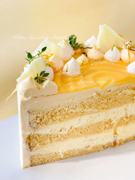 Lemon Yuzu Cream Cake - ENZE