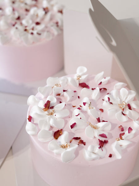 Rose & Lychee Cream Cake - ENZE