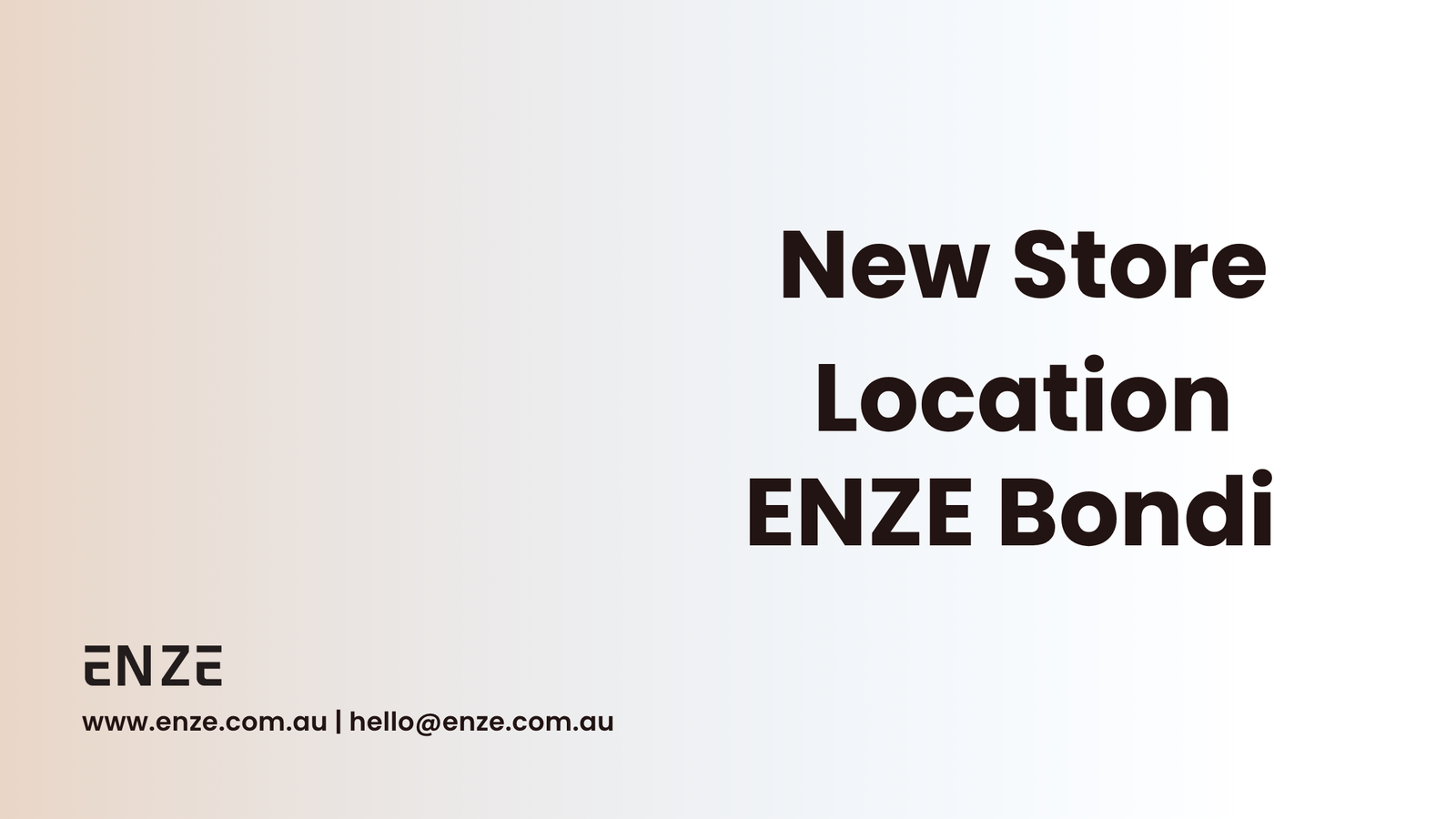 ENZE Is Coming to Bondi Junction