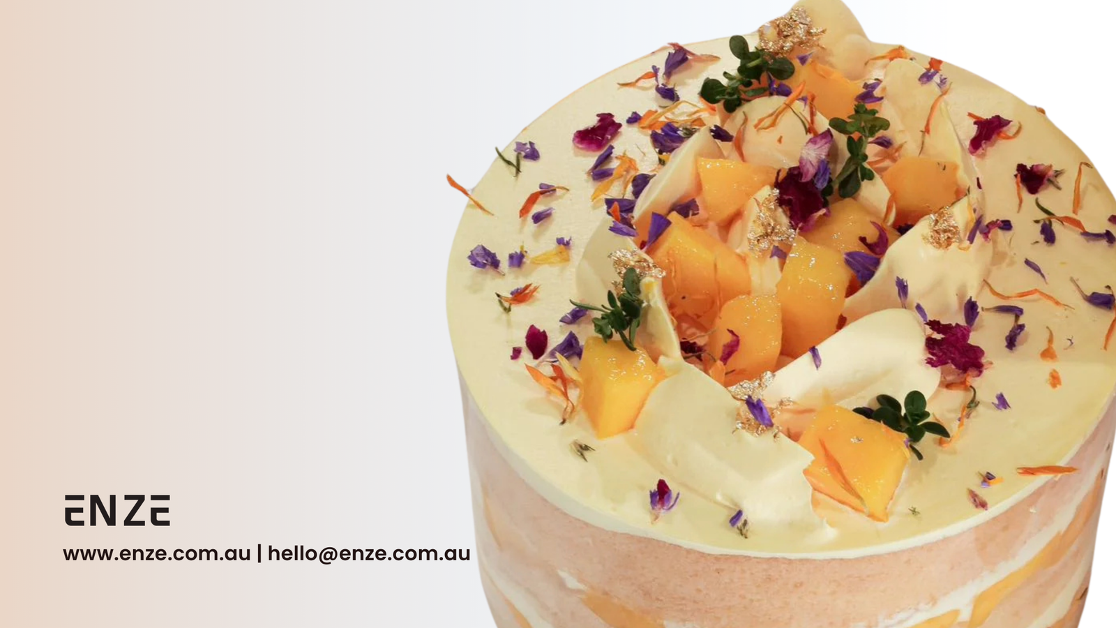 It's harder than it seems, perfecting ENZE's signature Mango Cream Cake