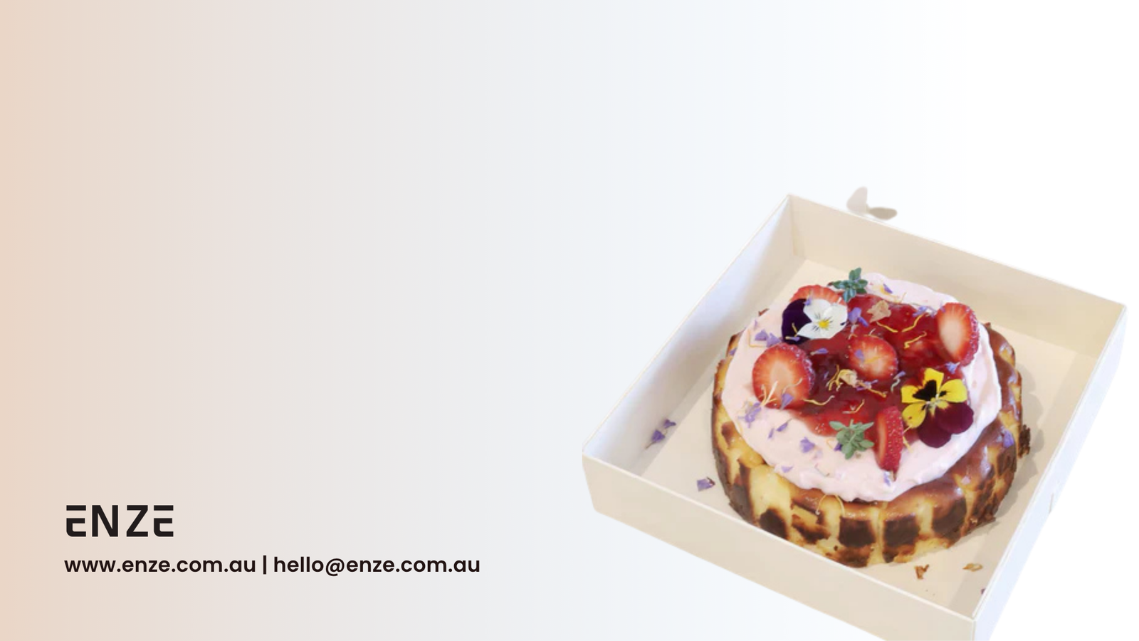 Our New Strawberry Yoghurt Basque Cheesecake