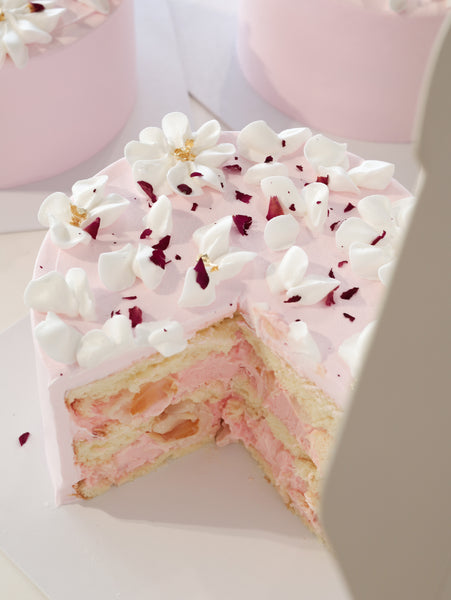 Rose & Lychee Cream Cake - ENZE