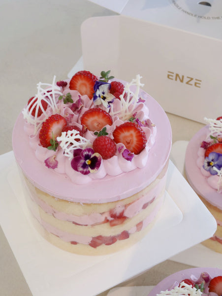 Strawberry Yoghurt Mochi Cake - Coming Soon - ENZE