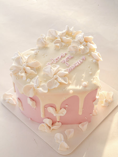 Blossom - Red Velvet & Japanese Cherry Blossom Heart Cake - ENZE