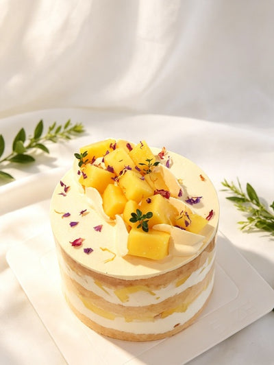 Mango Cream Cake