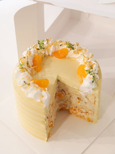 Jasmine & Mandarin Cream Cake