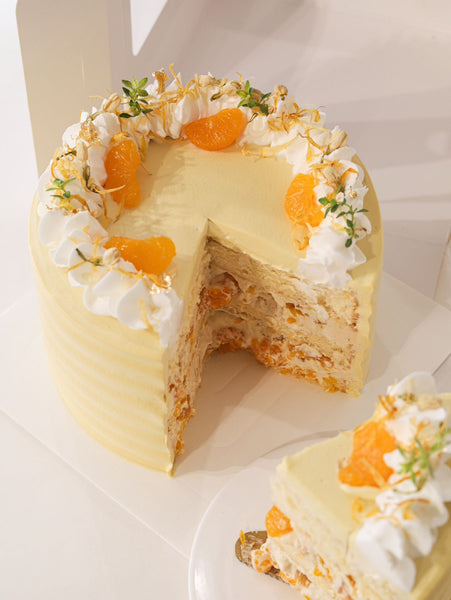 NEW Jasmine & Mandarin Cream Cake - ENZE