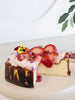 Strawberry Yoghurt Basque Cheesecake